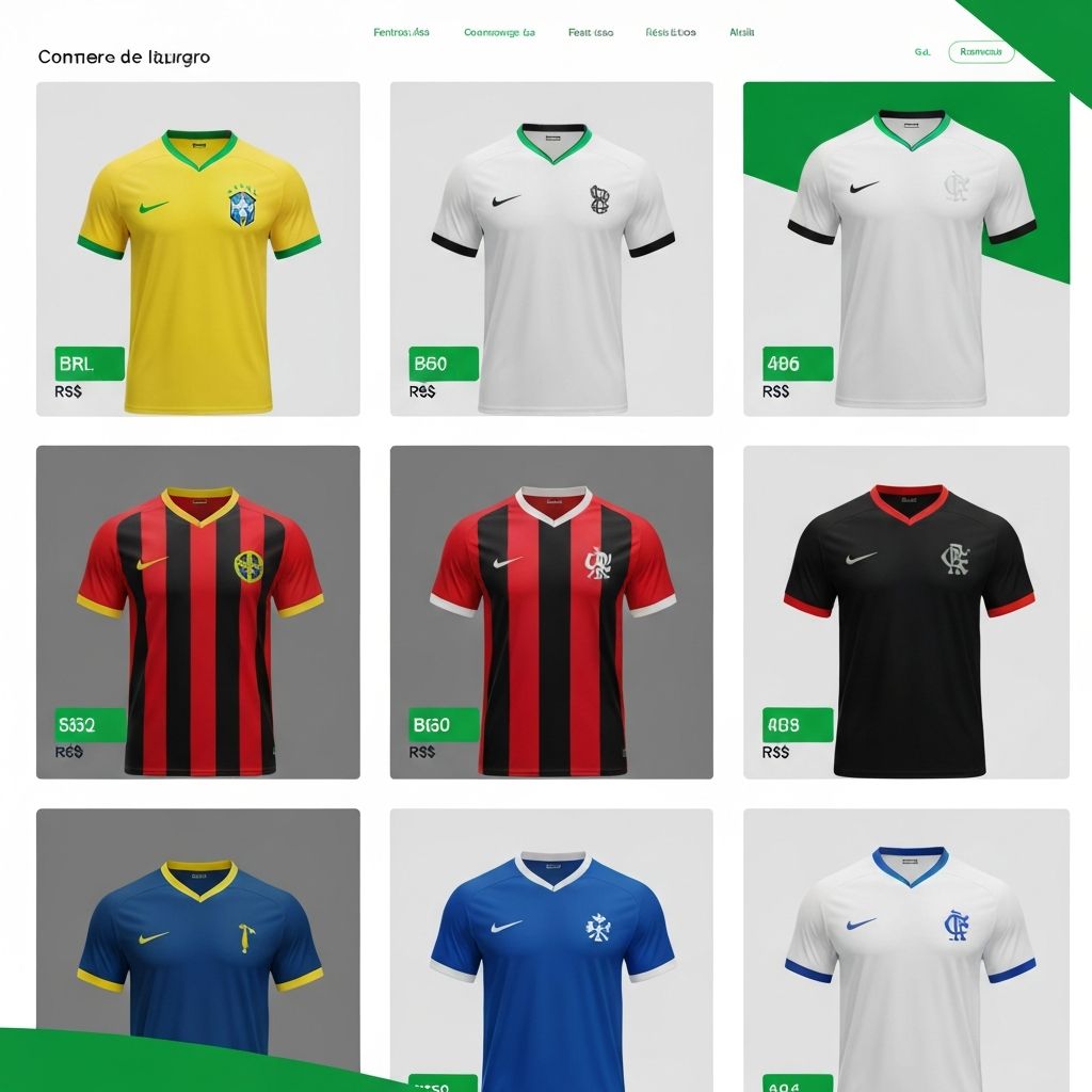 Preview Camisetas de Futebol